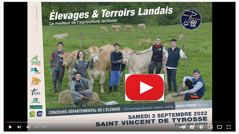 film concours départemental élevage landes